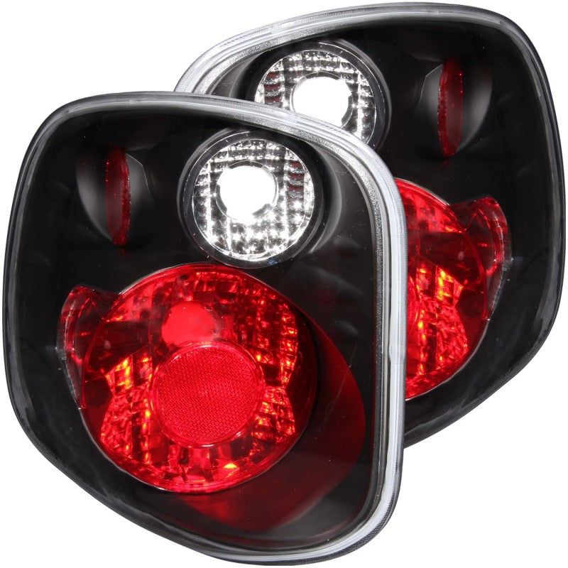 ANZO 2001-2003 Ford F-150 Taillights Black-tuningsupply.com