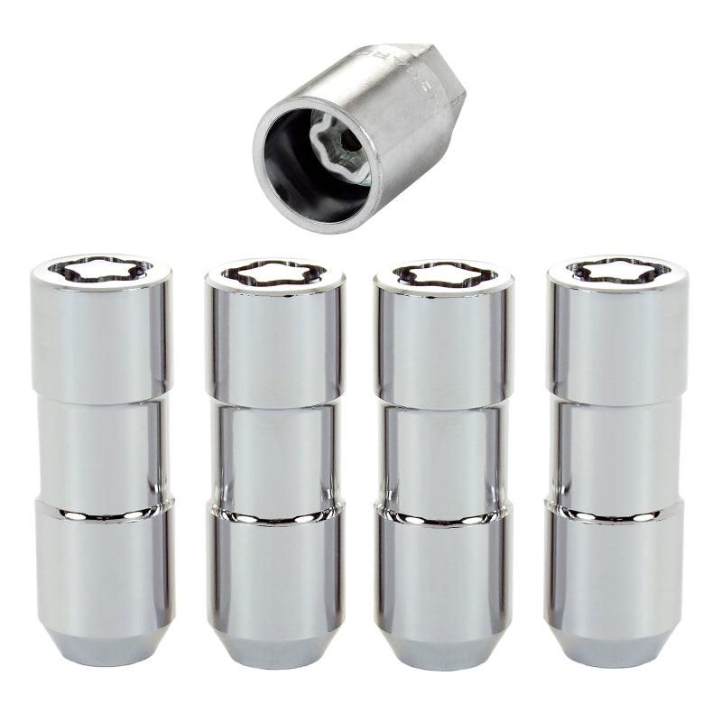 McGard Wheel Lock Nut Set - 4pk. (Cone Seat Duplex) 9/16-18 / 7/8 Hex / 2.5in. Length - Chrome-tuningsupply.com