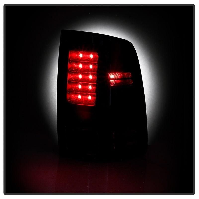 Spyder 13-18 Dodge Ram 2500/3500 LED Tail Lights LED Model Only - All Black (ALT-YD-DRAM13-LED-BKV2) - SMINKpower Performance Parts SPY5085924 SPYDER