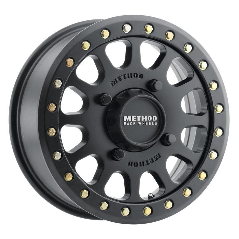 Method MR401 UTV Beadlock 15x6 / 5+1/53mm Offset / 4x136 / 106mm CB Matte Black Wheel-tuningsupply.com