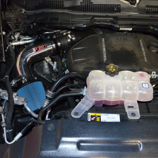 Injen 14-18 Dodge Ram 3.0L V6 Wrinkle Black Power-Flow Short Ram Intake-tuningsupply.com