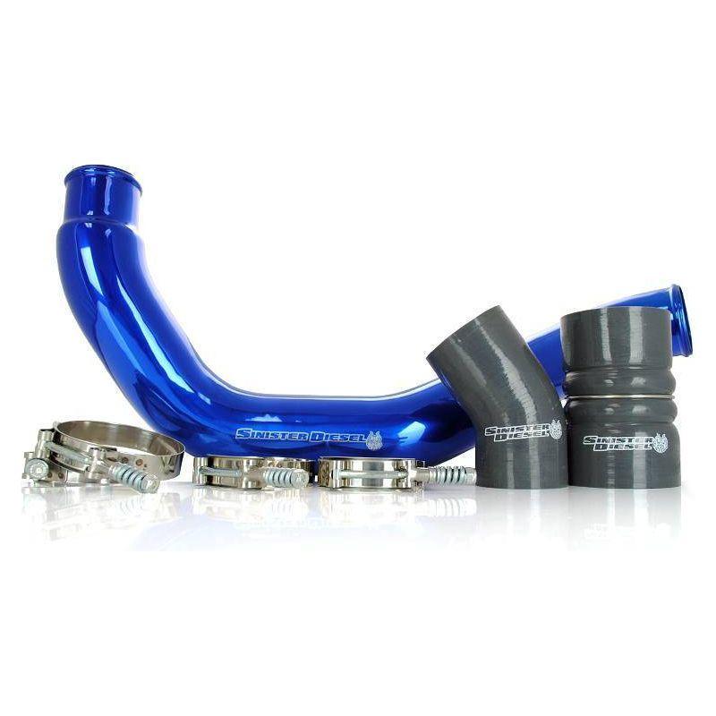 Sinister Diesel 03-07 Ford 6.0L Powerstroke Hot Side Charge Pipe-Intercooler Pipe Kits-Sinister Diesel-SINSD-INTRPIPE-6.0-HOT-SMINKpower Performance Parts