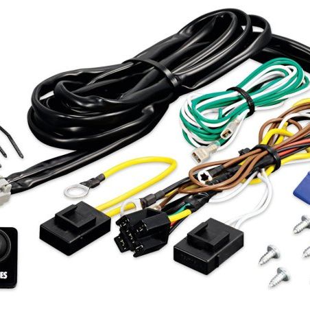 KC HiLiTES Wiring Harness w/40 AMP Relay & LED Rocker Switch (Up to 2 - 130w Lights)-tuningsupply.com