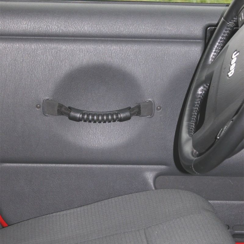 Rugged Ridge Door Pull Straps Black 97-06 Jeep Wrangler - SMINKpower Performance Parts RUG11826.01 Rugged Ridge