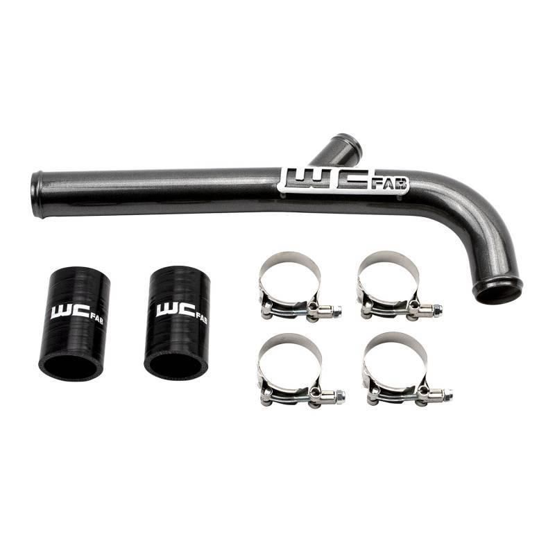 Wehrli 13-15 Dodge Cummins 6.7L w/Dual Radiator Upper Coolant Pipe - Bengal Red - SMINKpower Performance Parts WCFWCF100867-BR Wehrli