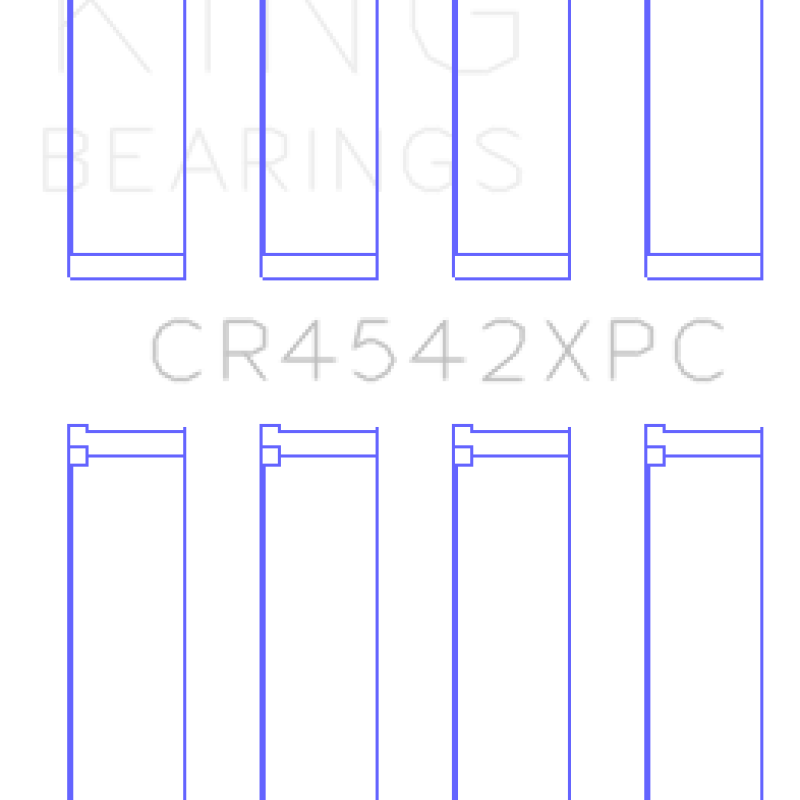 King Honda K-Series (Size .026) pMaxKote Performance Rod Bearing Set-tuningsupply.com