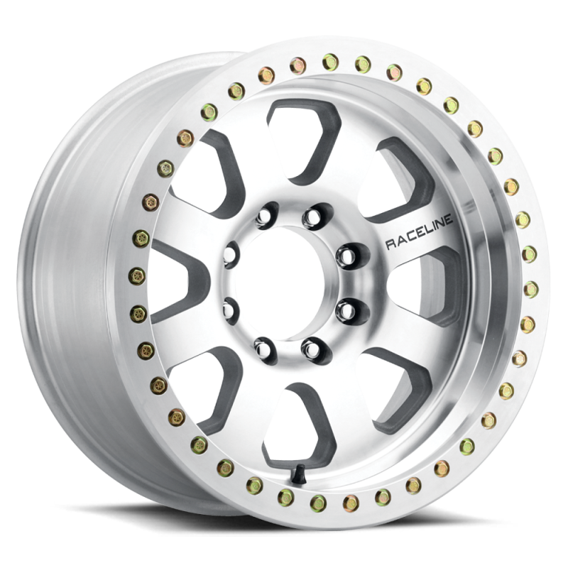 Raceline RT260M Avenger 17x9in / 8x170 BP / -12mm Offset / 130.81mm Bore - Machined Beadlock Wheel-tuningsupply.com