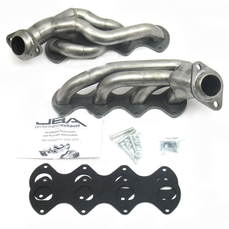 JBA 04-10 Ford F-Series 5.4L 3V 1-5/8in Primary Raw 409SS Cat4Ward Header-tuningsupply.com