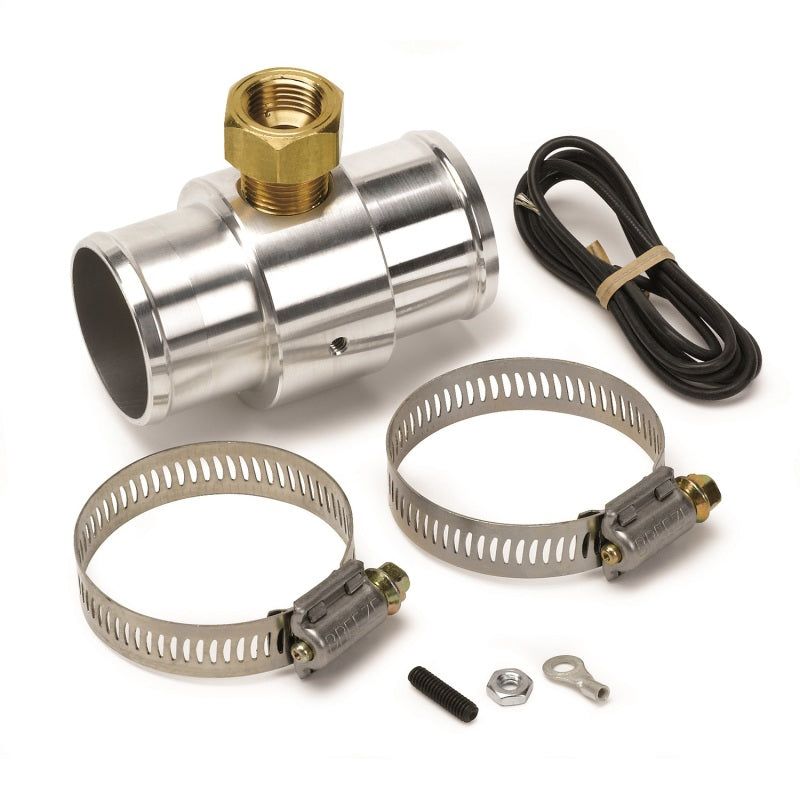 Autometer Radiator Hose Adapter 1.5in, 0.375in NPTF Female, Aluminum-tuningsupply.com