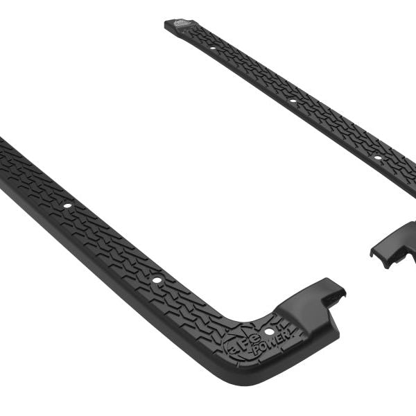 aFe 18-22 Jeep Wrangler JL (4-Door Models w/ 3-Piece Hard-Top Only) Terra Guard Tub Rail Covers-tuningsupply.com