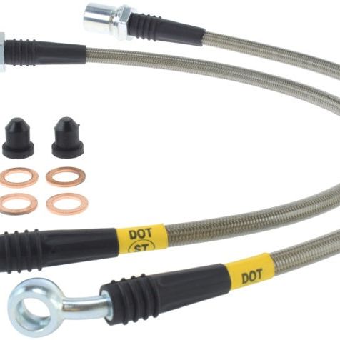 StopTech 01-06 Lexus LS430 Front Stainless Steel Brake Lines-Brake Line Kits-Stoptech-STO950.44002-SMINKpower Performance Parts