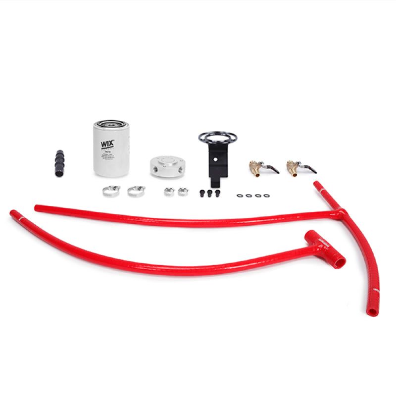 Mishimoto 03-07 Ford 6.0L Powerstroke Coolant Filtration Kit - Red-tuningsupply.com