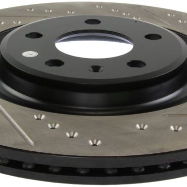 StopTech Slotted & Drilled Sport Brake Rotor-Brake Rotors - Slot & Drilled-Stoptech-STO127.33137L-SMINKpower Performance Parts