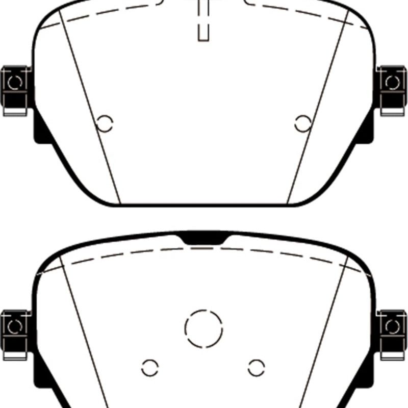 EBC 2019+ Mercedes-Benz CLS53 AMG (C257) 3.0L Turbo Yellowstuff Rear Brake Pads-tuningsupply.com