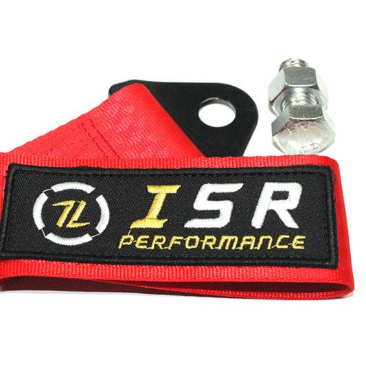 ISR Performance Universal Racing Tow Strap - Red-tuningsupply.com