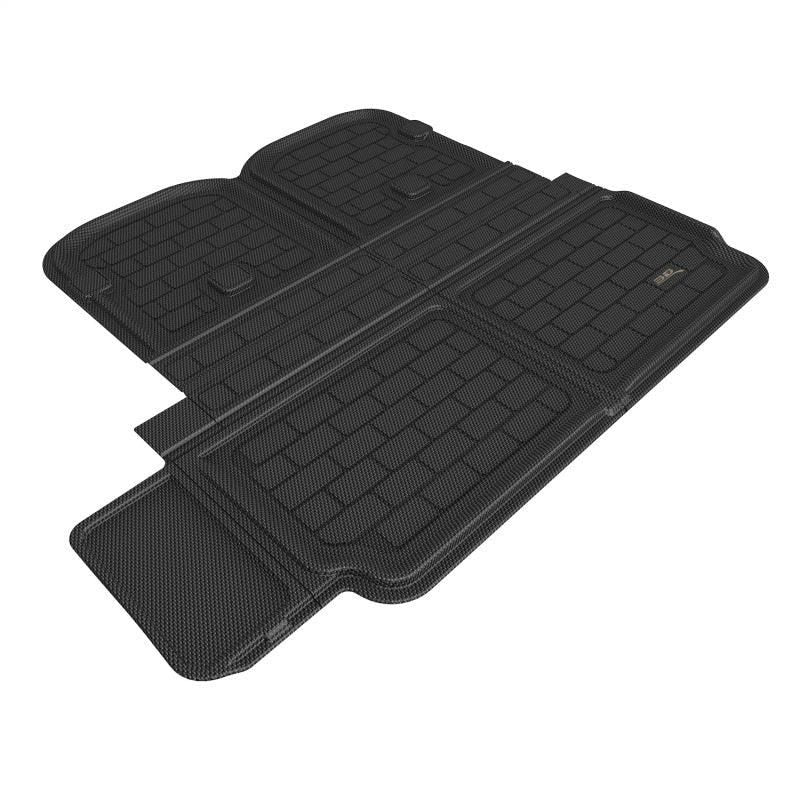 3D Maxpider 2022 Tesla Model X Behind 2nd Row Cross Fold Kagu Black Cargo Liner-tuningsupply.com