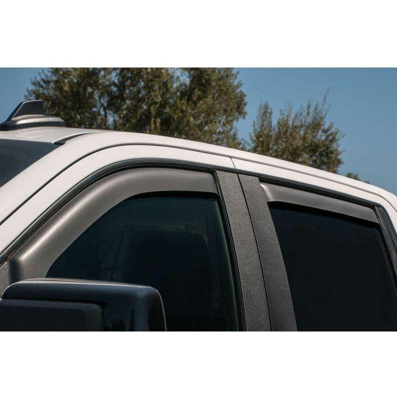 EGR 2019 Chevy 1500 Crew Cab In-Channel Window Visors - Dark Smoke-tuningsupply.com