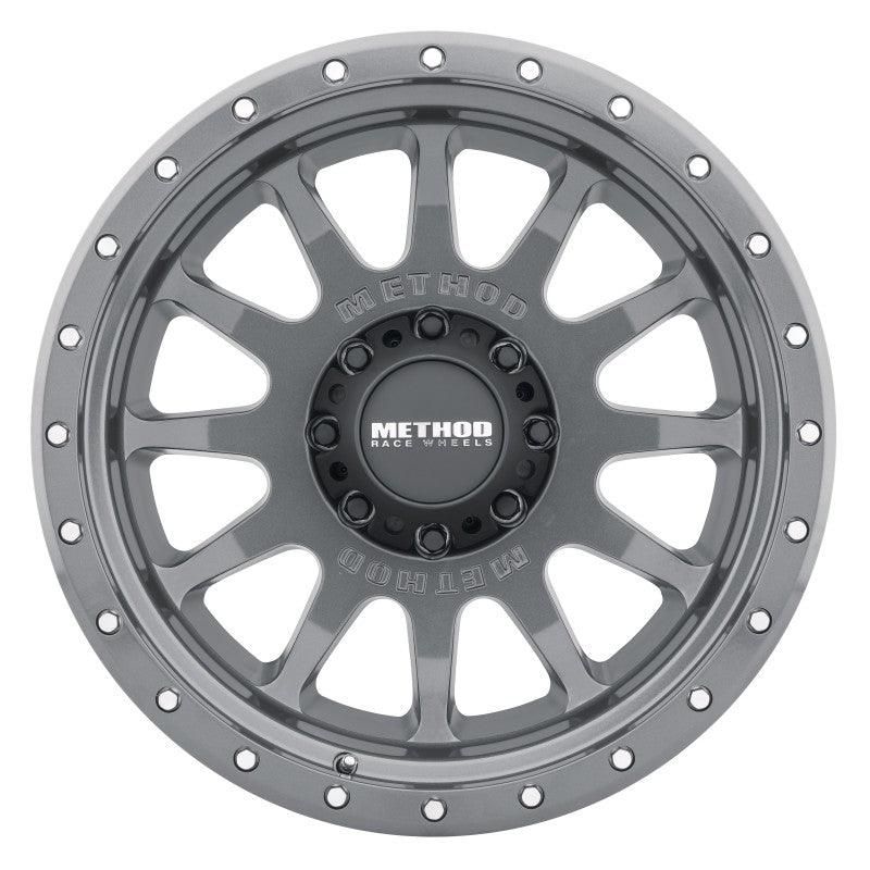 Method MR605 NV 20x10 -24mm Offset 8x170 124.9mm CB Gloss Titanium Wheel-tuningsupply.com