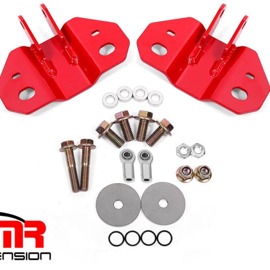 BMR Suspension 15-19 Ford Mustang Rear Upper Shock Mount- Red-tuningsupply.com