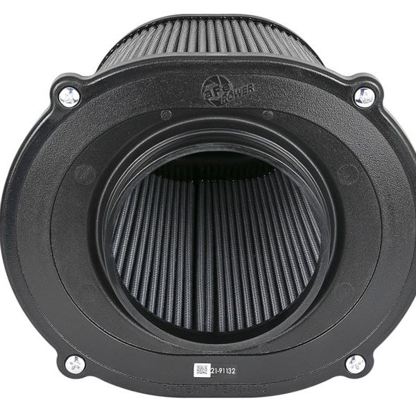 aFe Quantum Pro DRY S Air Filter Inverted Top - 5in Flange x 8in Height - Dry PDS-tuningsupply.com