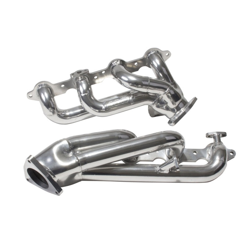 BBK 99-04 GM Truck SUV 4.8 5.3 Shorty Tuned Length Exhaust Headers - 1-3/4 Silver Ceramic-tuningsupply.com