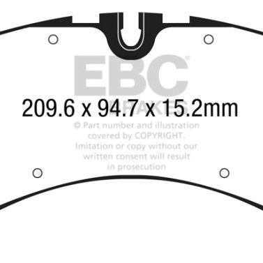 

EBC DP42203R - EBCDP42203R - EBC 14+ Porsche Macan (Cast Iron Rotors only) 3.0 Twin Turbo Yellowstuff Front Brake Pads - Shipped in Europe - Tuningsupply.com
