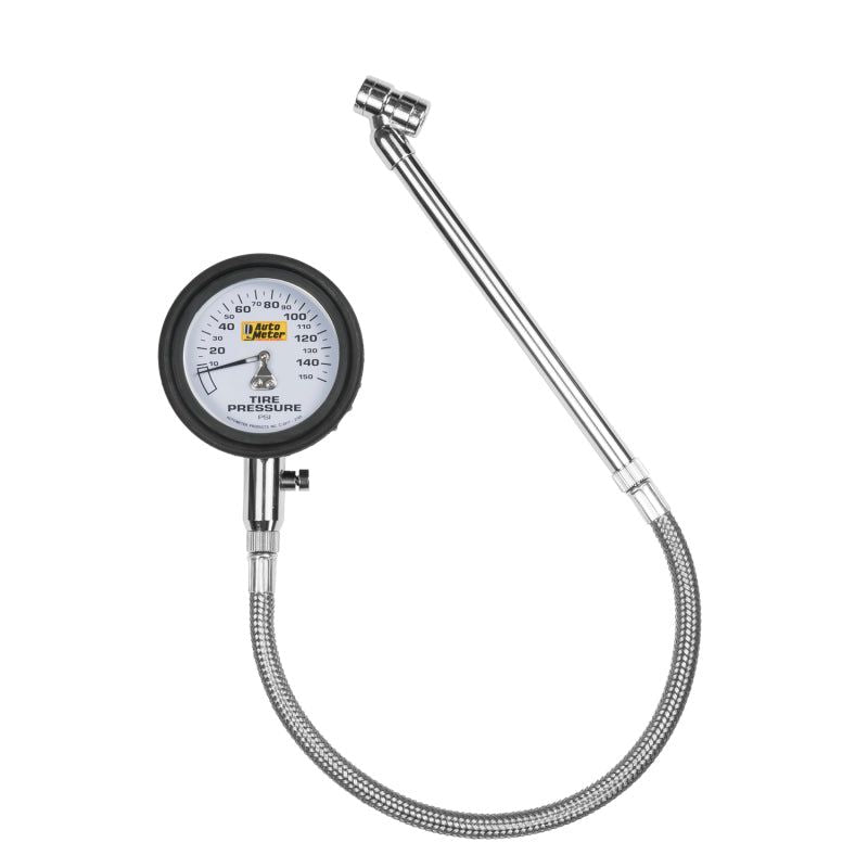 Autometer 150 PSI Analog Tire Pressure Gauge-tuningsupply.com