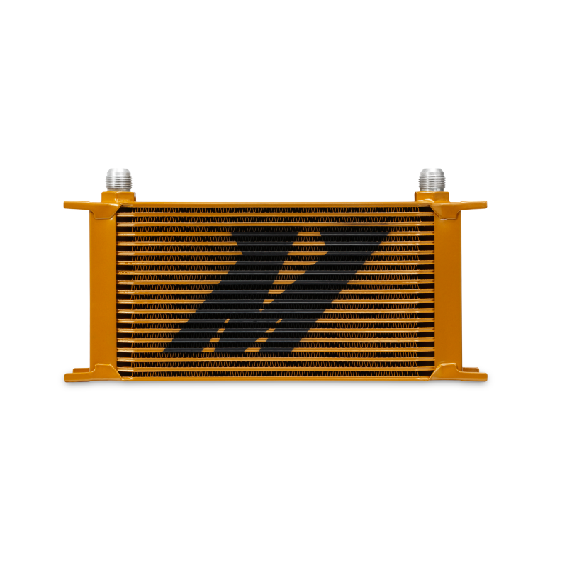 Mishimoto Universal 19 Row Oil Cooler - Gold-tuningsupply.com