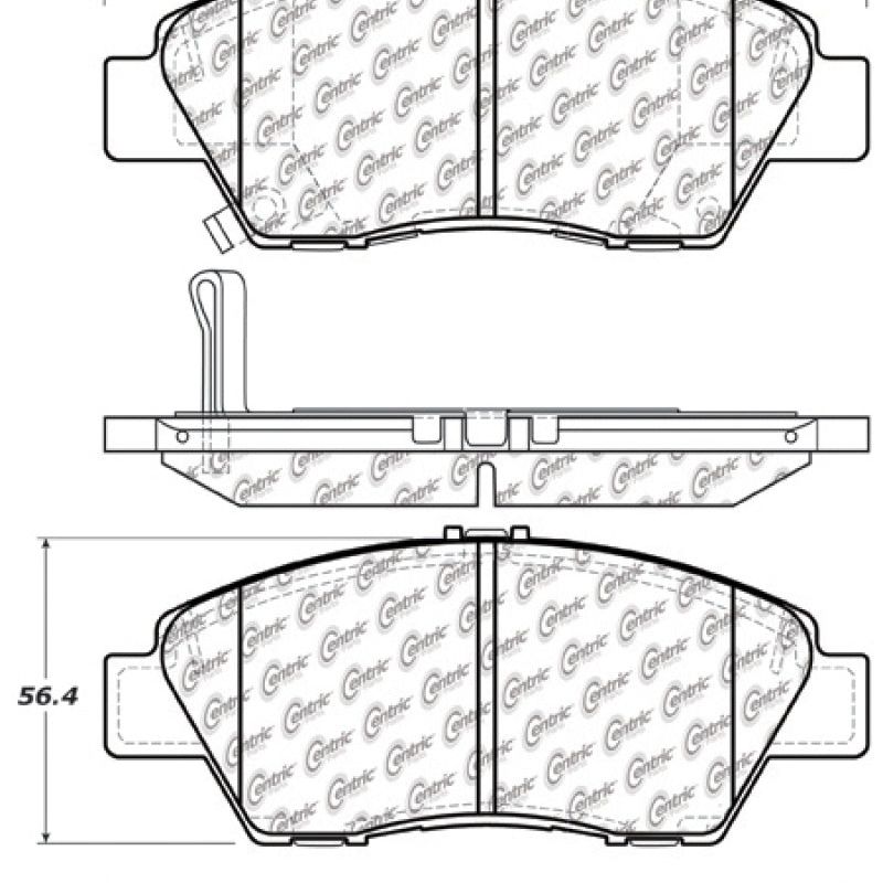 StopTech Performance 09-17 Honda Fit Front Brake Pads-Brake Pads - Performance-Stoptech-STO309.13940-SMINKpower Performance Parts