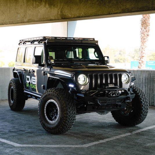 DV8 Offroad 2018+ Jeep Wrangler JLO A Pillar Dual Light Pod Mounts-tuningsupply.com