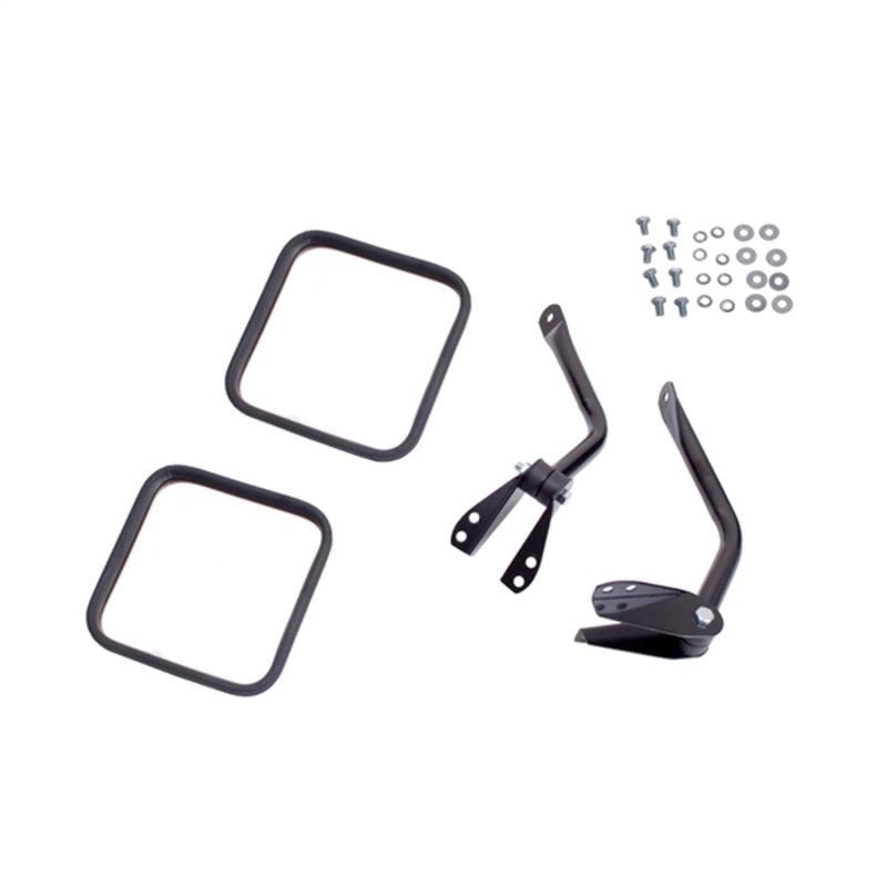 Omix Side Mirror Kit Black- 55-86 Jeep CJ Models - SMINKpower Performance Parts OMI11001.11 OMIX