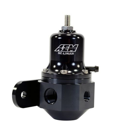 AEM High Capacity Universal Black Adjustable Fuel Pressure Regulator-tuningsupply.com