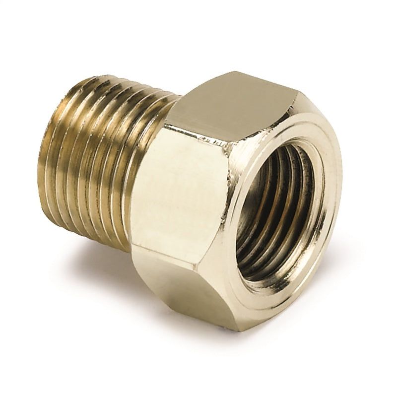 Autometer 3/8in Brass NPT Mechanical Temp Adapter-tuningsupply.com