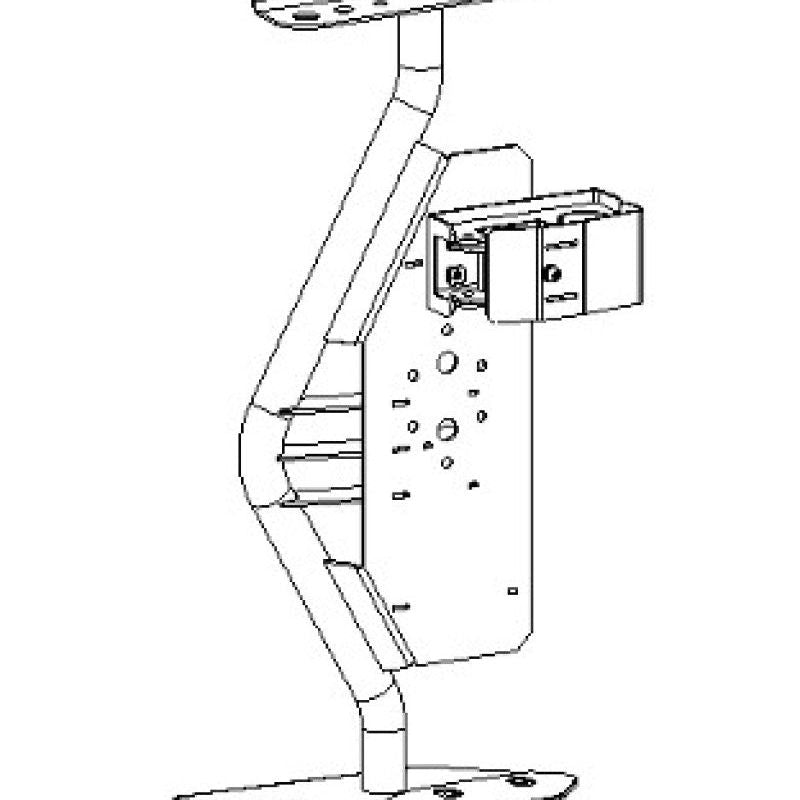 Go Rhino 18-24 Jeep Wrangler JL/JLU/JT Front Fender Jack Mount for Hi-Lift Jack - Tex. Blk-tuningsupply.com