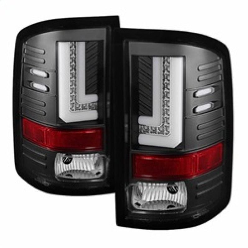 Spyder GMC Sierra 14-16 LED Tail Lights Black ALT-YD-GS14-LBLED-BK-Tail Lights-SPYDER-SPY5080660-SMINKpower Performance Parts