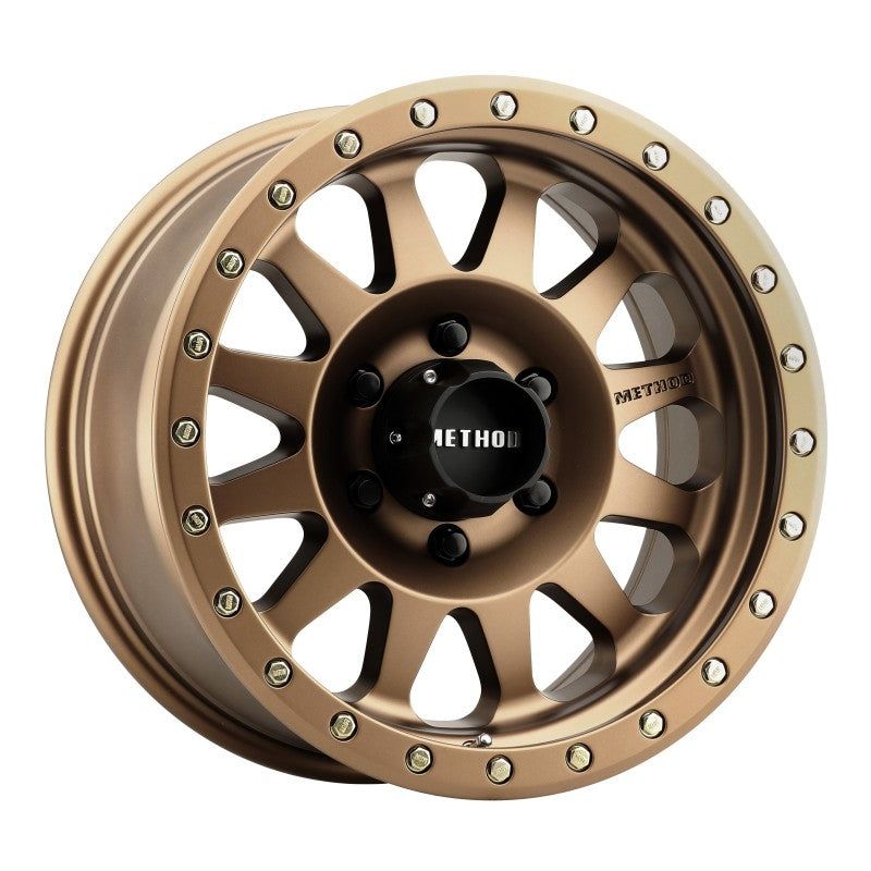 Method MR304 Double Standard 17x8.5 0mm Offset 6x135 94mm CB Method Bronze Wheel-tuningsupply.com