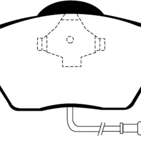 EBC 99-06 Audi TT 1.8 Turbo Yellowstuff Front Brake Pads-tuningsupply.com