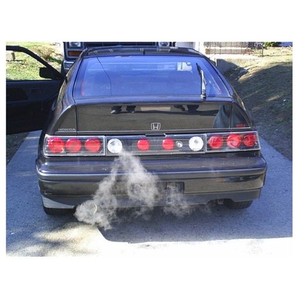 Spyder Honda CRX 88-91 Euro Style Tail Lights Black ALT-YD-HCRX88-BK - SMINKpower Performance Parts SPY5005120 SPYDER