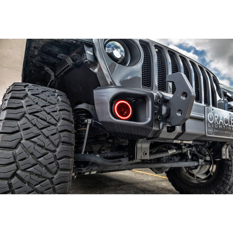 Oracle Jeep Wrangler JK/JL/JT High Performance W LED Fog Lights - w/o Controller SEE WARRANTY-tuningsupply.com