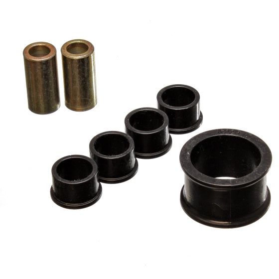 Energy Suspension 02-09 Nissan 350Z / 03-07 Infiniti G35 Coupe Black Rack and Pinion Bushing Set-tuningsupply.com