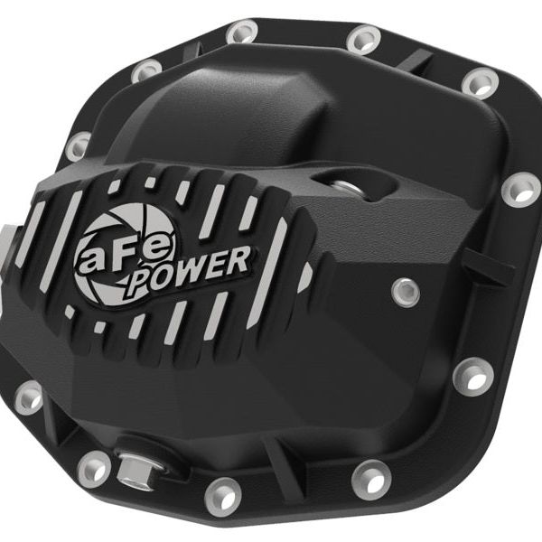 aFe Pro Series Front Differential Cover Black 2018+ Jeep Wrangler (JL) V6 3.6L (Dana M186)-tuningsupply.com