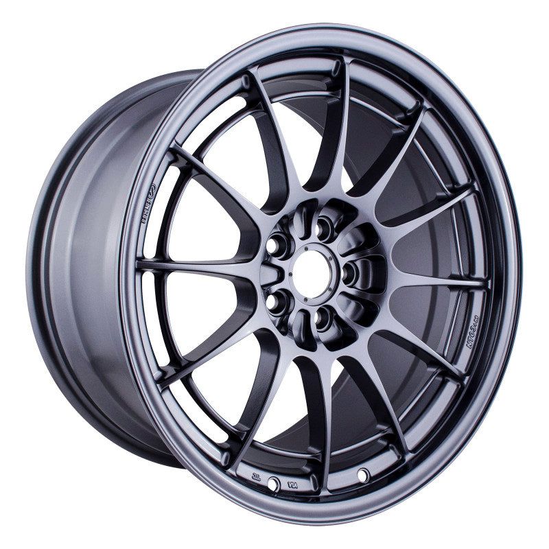 Enkei NT03+M 18x9.5 5x100 40mm Offset Gunmetal Wheel (MIN ORDER QTY 40)-tuningsupply.com