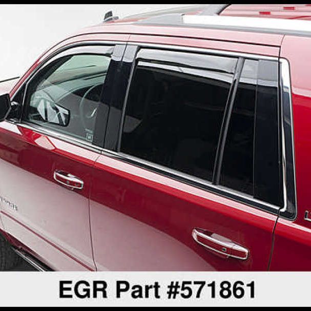 EGR 15+ Chevy Tahoe/GMC Yukon In-Channel Window Visors - Set of 4 (571861)-tuningsupply.com