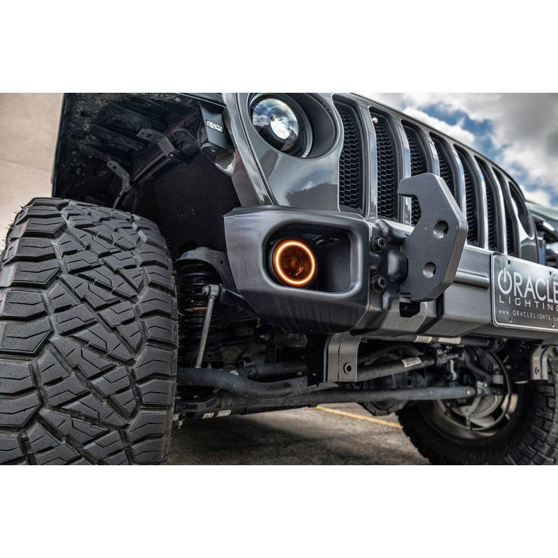 Oracle Jeep Wrangler JK/JL/JT High Performance W LED Fog Lights - w/o Controller SEE WARRANTY-tuningsupply.com