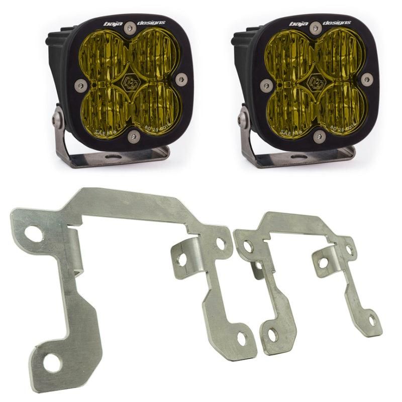 Baja Designs 2019+ Ranger Fog Light Squadron Amber Fog Pocket Kit-tuningsupply.com