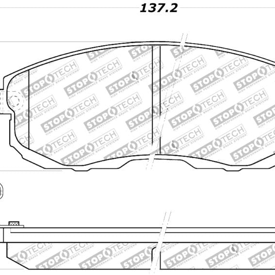 StopTech Performance 02-05 Infiniti G35 / 07-09 Nissan Altima/Sentra / 6/02-05 350Z Front Brake Pa-Brake Pads - Performance-Stoptech-STO309.08150-SMINKpower Performance Parts