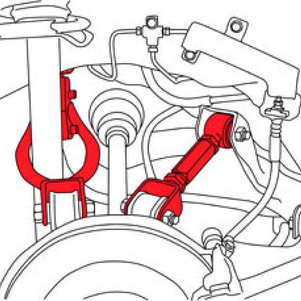 SPC Performance 89-94 Nissan 240SX/90-96 300ZX Rear Adjustable Control Arms-Control Arms-SPC Performance-SPC67765-SMINKpower Performance Parts