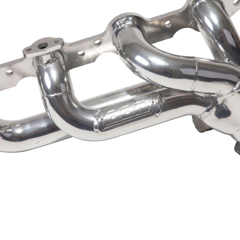 BBK 99-04 GM Truck SUV 4.8 5.3 Shorty Tuned Length Exhaust Headers - 1-3/4 Silver Ceramic-tuningsupply.com