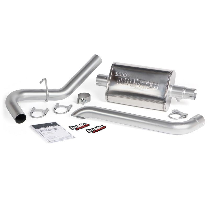 Banks Power 87-01 Jeep 4.0L Cherokee Monster Exhaust System-tuningsupply.com