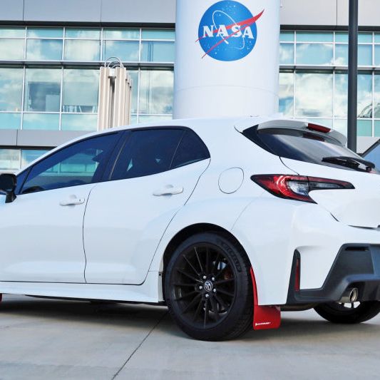 Rally Armor 2023 Toyota GR Corolla Red UR Mud Flap w/ White Logo - SMINKpower Performance Parts RALMF89-UR-RD-WH Rally Armor